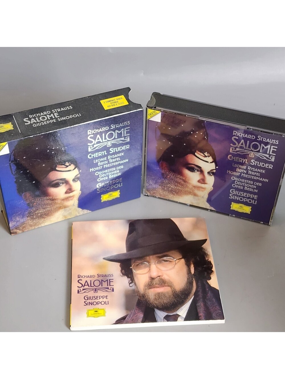 Richard Strauss Salome 2CD Giuseppe Sinopoli Deutsche Grammophon 431 810-2 Opera